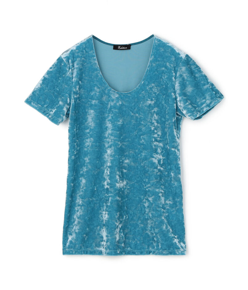 ●クラッシュベロアTシャツ
