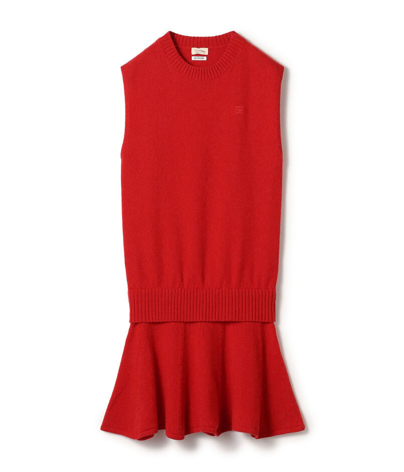 STEFAN COOKE KNITTED TANK DRESS ノースリーブ ニットドレス