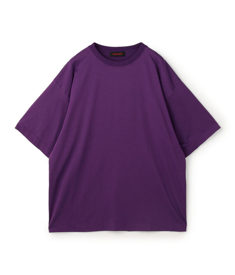 CABaN コットン ドロップショルダークルーネックプルオーバー