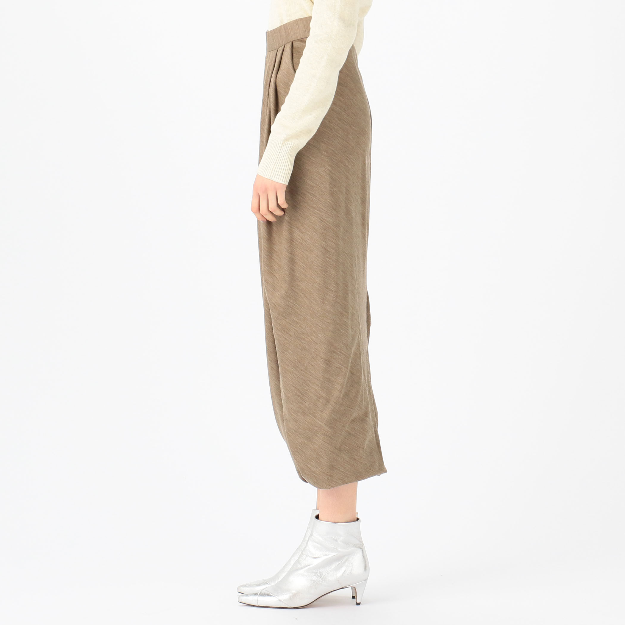 ISABEL MARANT DOREEN ウール ドレープミディスカート