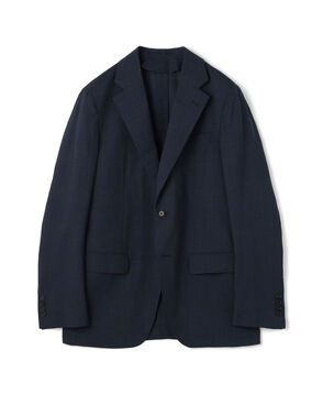 Super120'sウールポリエステル シングルブレステッド2Bジャケット