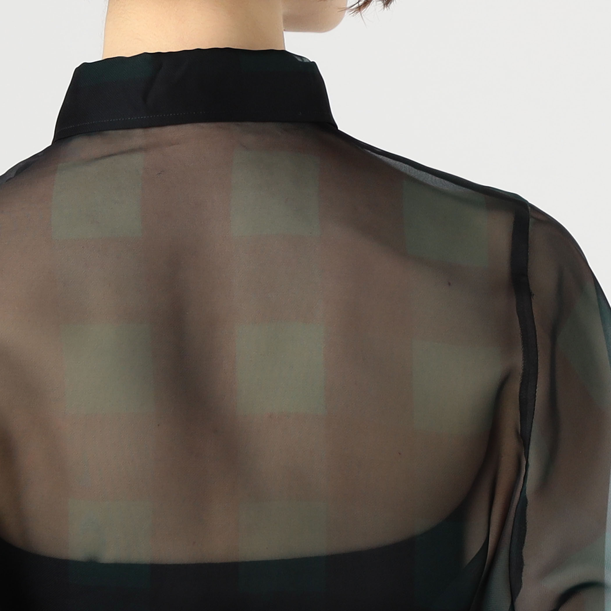 HYKE SHEER PLAID DRESS｜トゥモローランド 公式通販