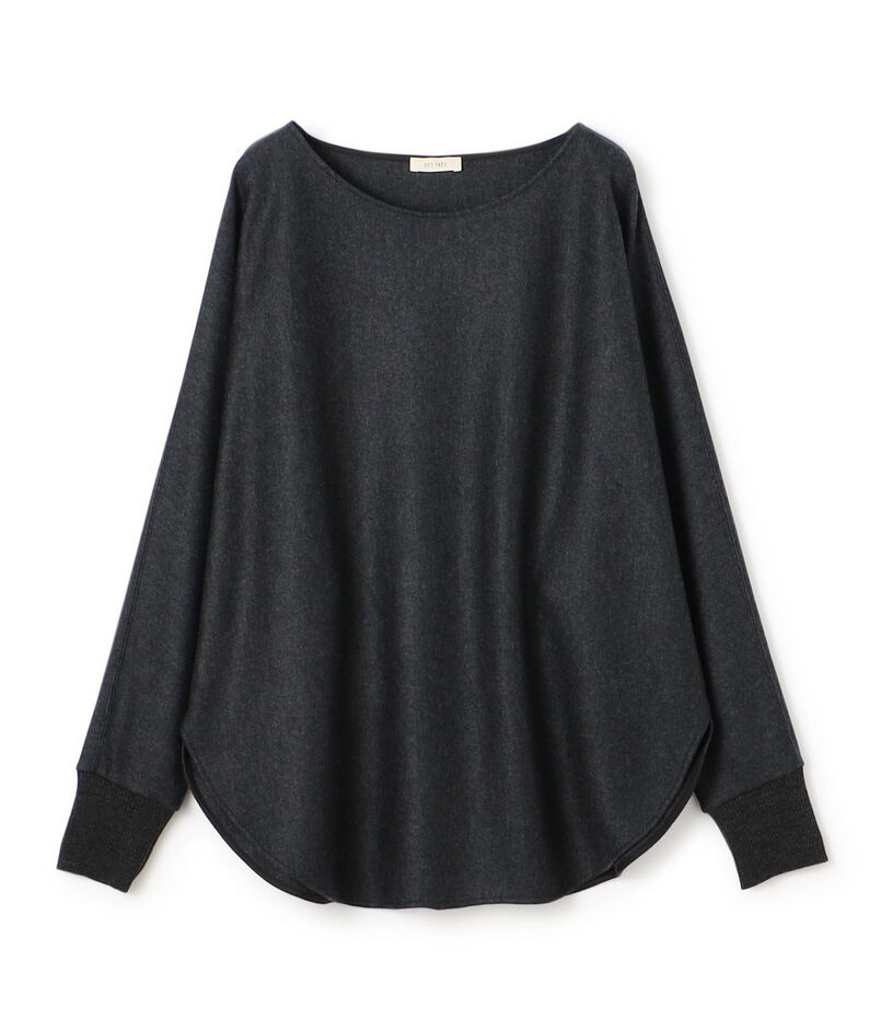 ニットコンビネーション ボートネックプルオーバー