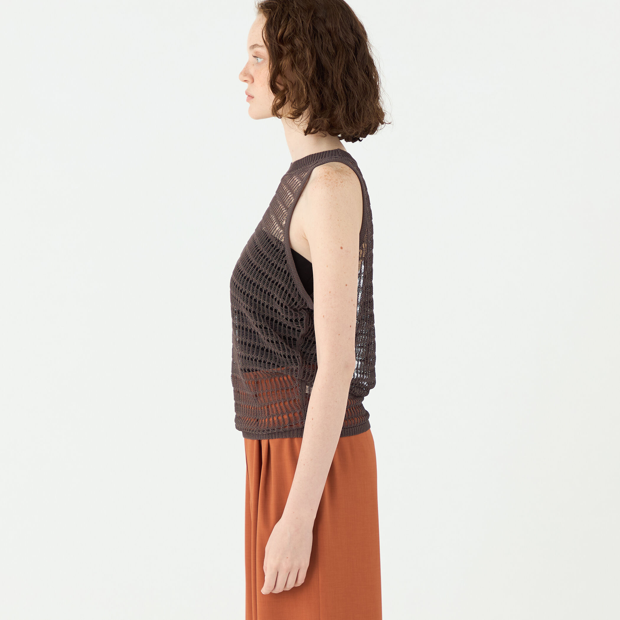 LEONARD 花柄ノースリーブワンピース 38サイズ LEONARD SPORT