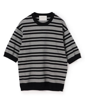 TOMORROWLAND TRICOT マイクロボーダー ニットTシャツ