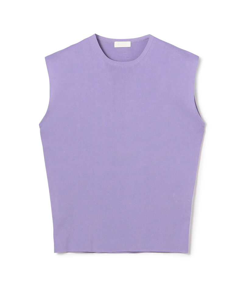 ハイゲージコットン ノースリーブプルオーバー