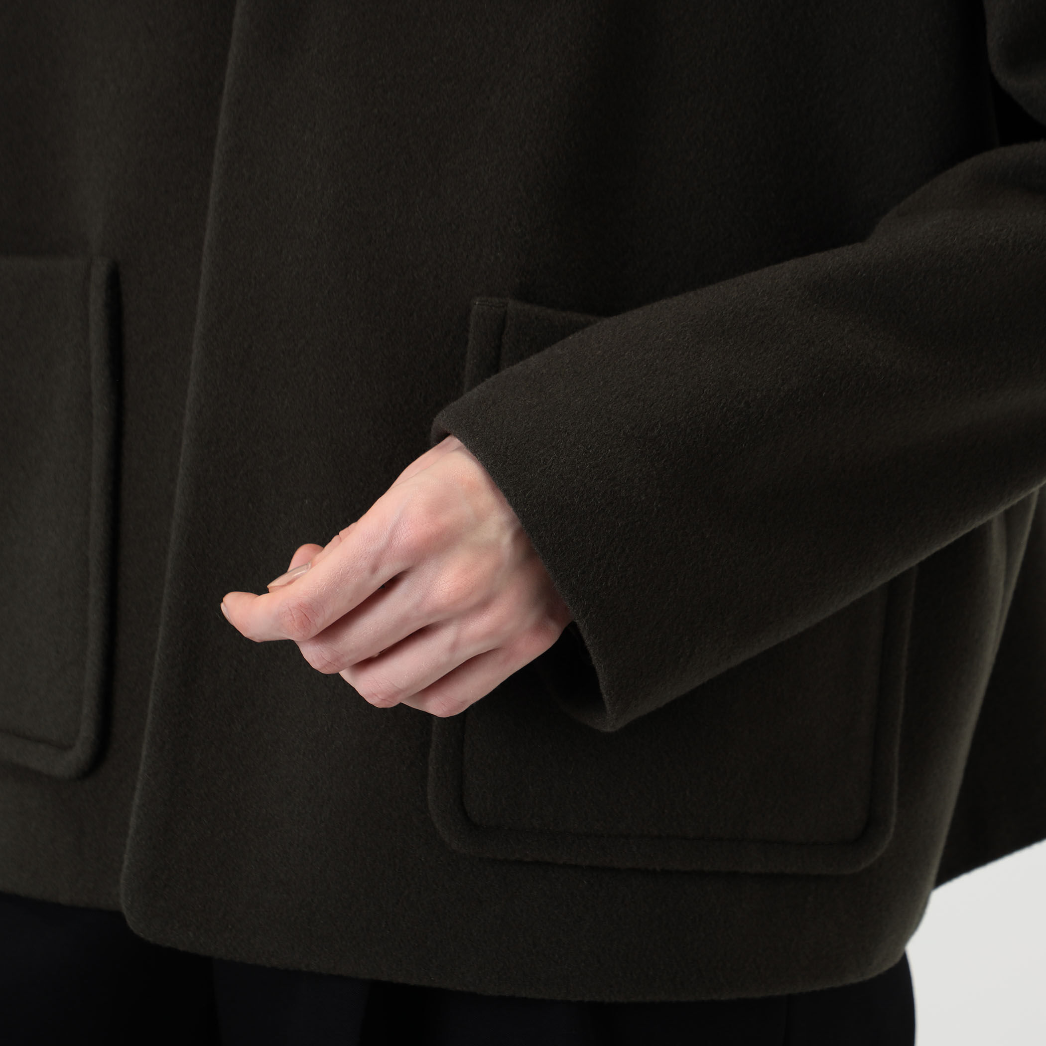 Mame Kurogouchi Cording Short Duffle Coat ダッフル ショートコート