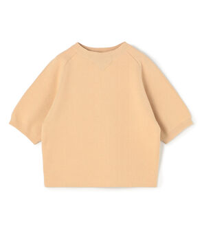 【WEB限定】 ダブルニット ハーフスリーブプルオーバー