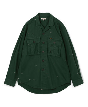 PHIPPS HERRINGBONE CHINO STAR LOGO CARGO OVERSHIRT オーバーシャツ