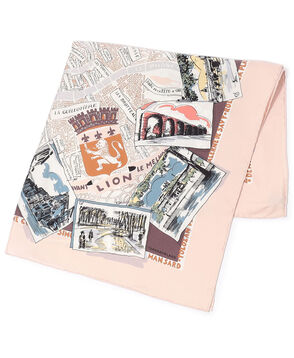 ATELIER TOMORROW CITY MAP シルクスカーフ