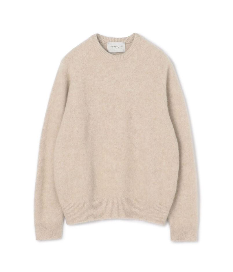 TOMORROWLAND Tricot ウールシャギー クルーネックプルオーバー