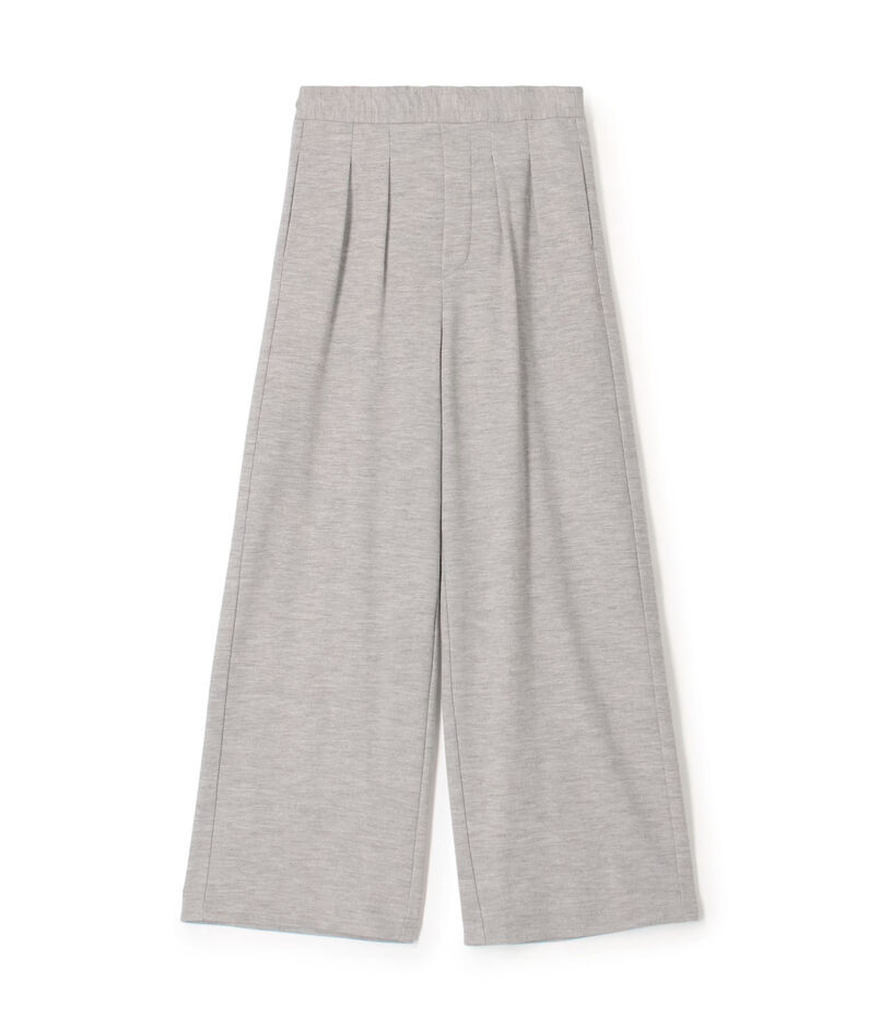 ミルドスムース タックワイドパンツ