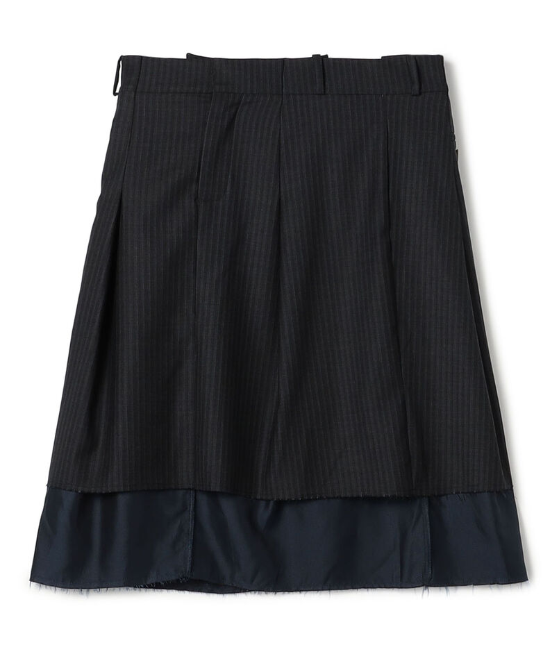 SONIA CARRASCO PLEATED SKIRT レイヤードスカート