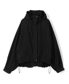 ポリエステルナイロンコットン フーディテックブルゾン