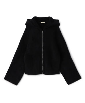 フォックスカシミヤ フーデッドブルゾン