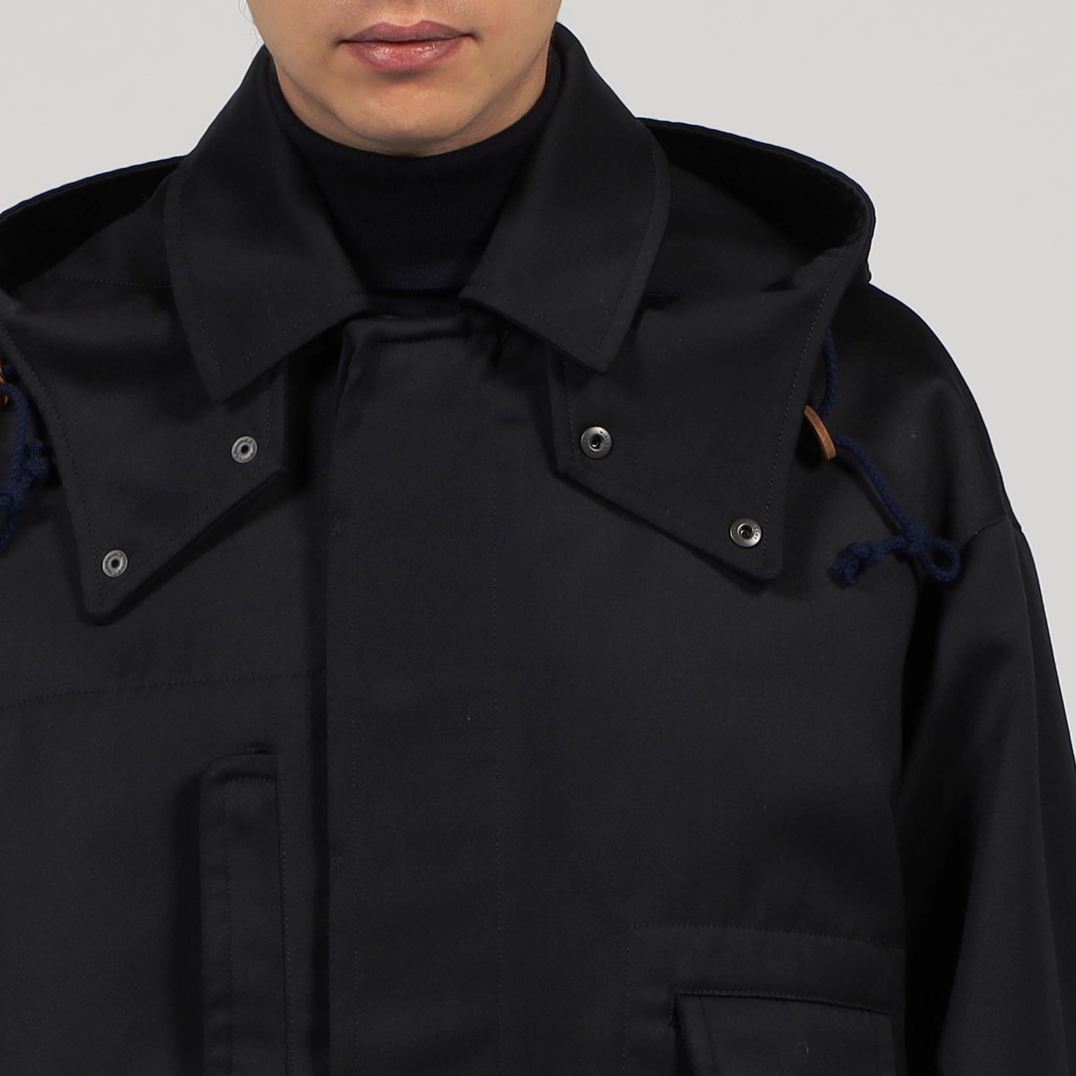 □ウールコットン ステンカラーコート｜トゥモローランド 公式通販