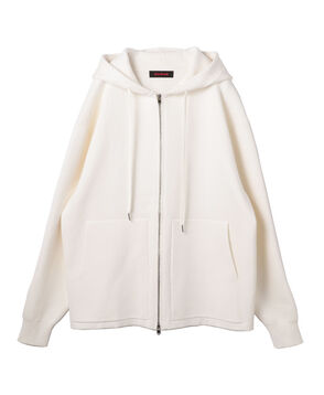 CABaN コットンカシミヤ ジップパーカ