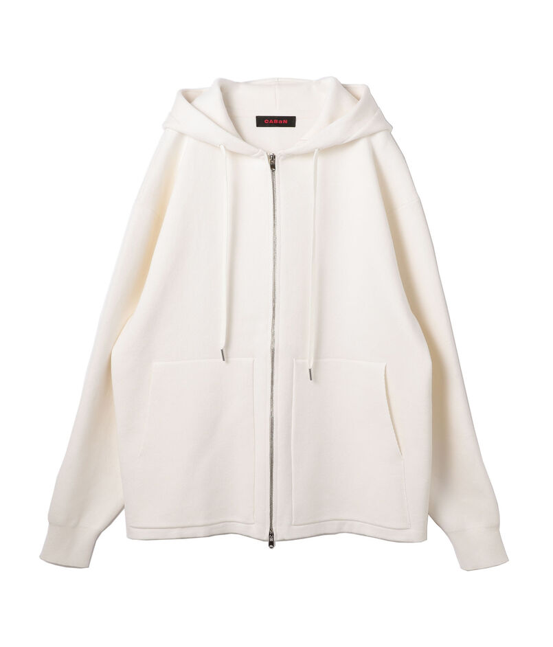 CABaN コットンカシミヤ ジップパーカ