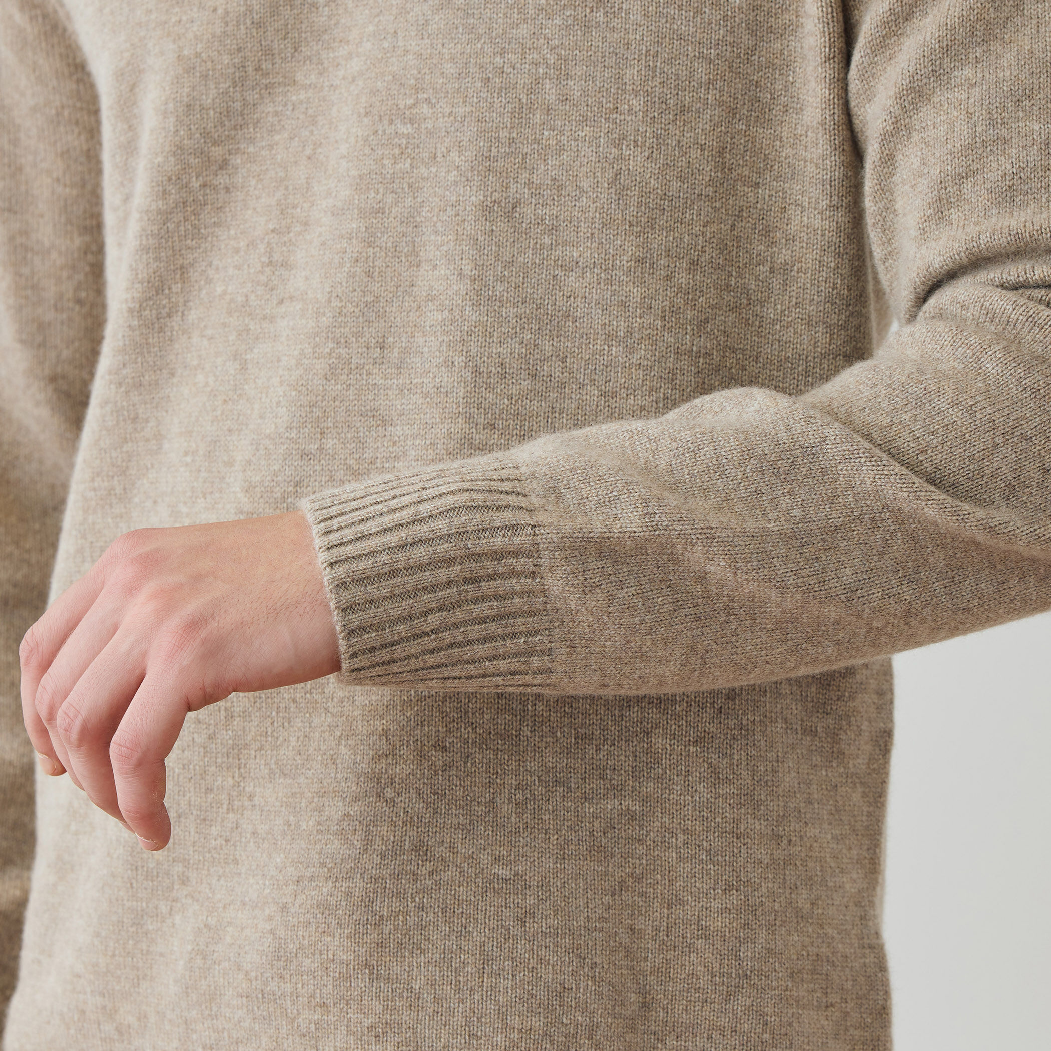 リサイクルカシミヤ ラグランスリーブプルオーバー MRBC3718