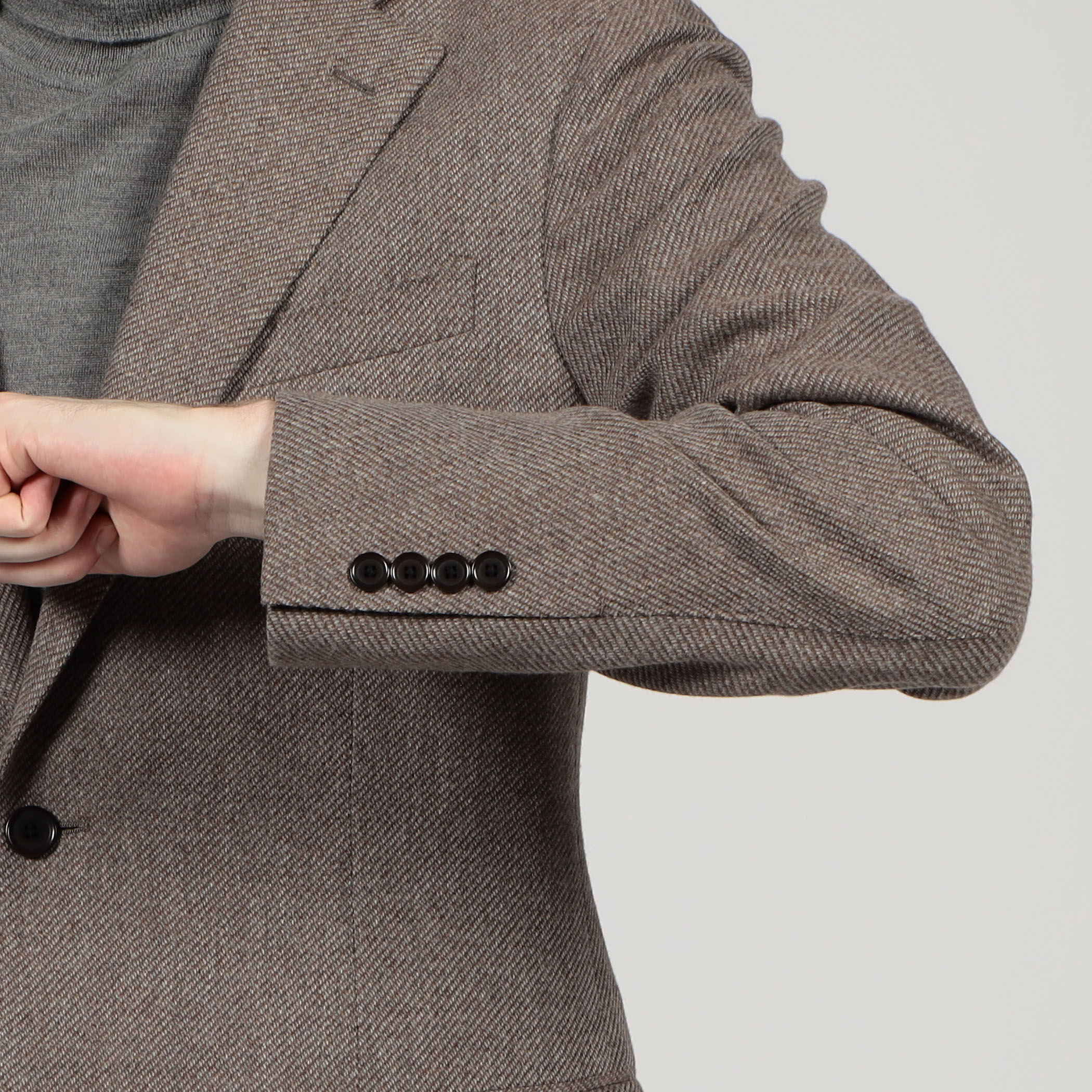 ウールカシミヤ シングルブレステッド 2Bジャケット ZEGNA