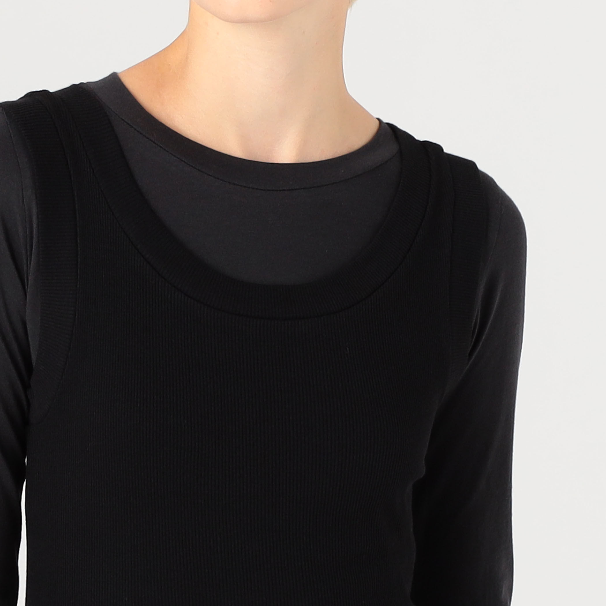 tシャツ コットンカシミヤ レイヤードトップス レディース コットンカシミヤ レイヤードトップス｜トゥモローランド 公式通販