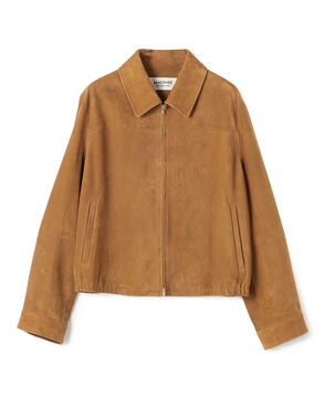 シープスエード ジップアップブルゾン