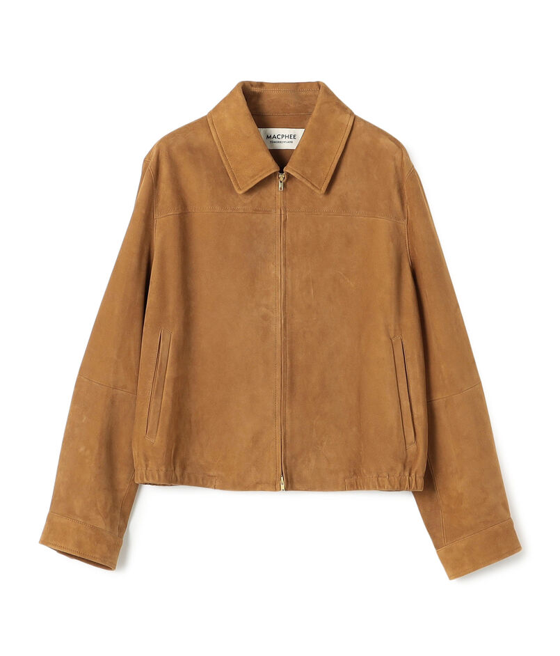 シープスエード ジップアップブルゾン