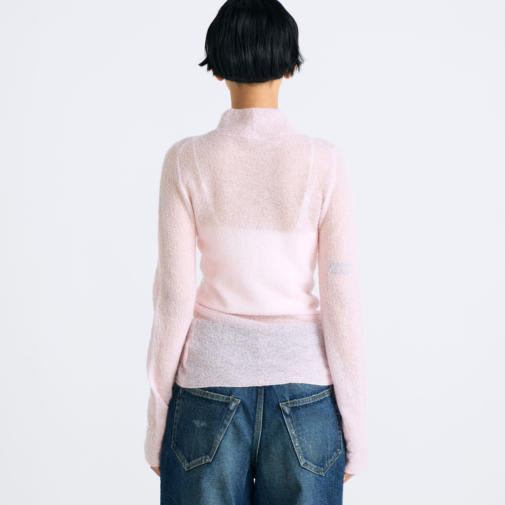 【完売品】モヘアダブルハイネックニット SUBLATIONS MOHAIR DOUBLE HIGH NECK P/O KNIT .12【CHARCOAL】 – SUBLATIONS
