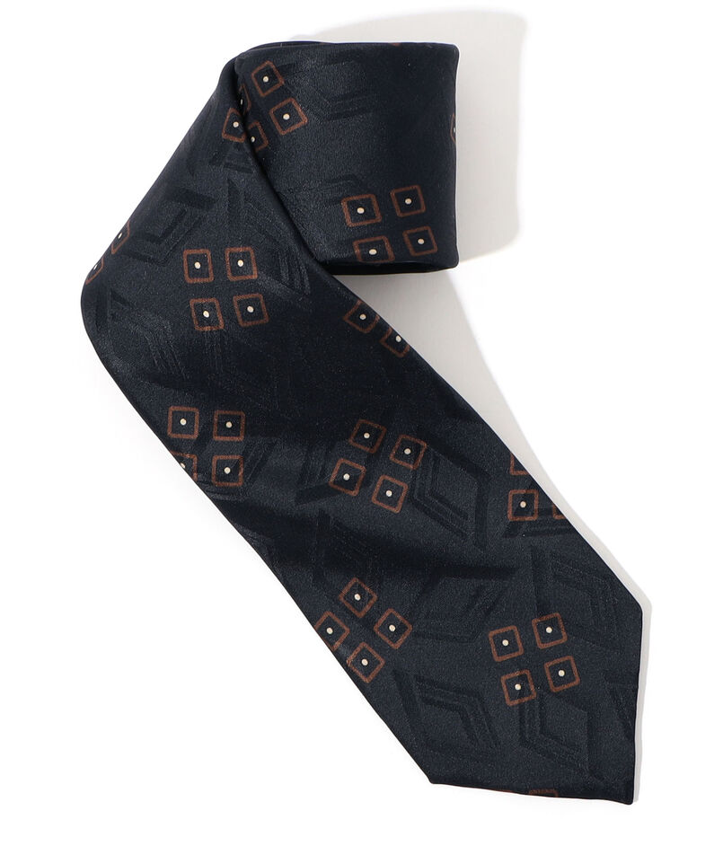 TOMORROWLAND シルクプリント 小紋柄ネクタイ