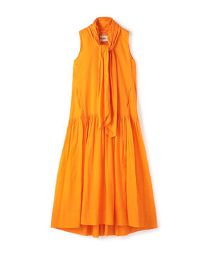PLAN C S/L LESS LONG DRESS