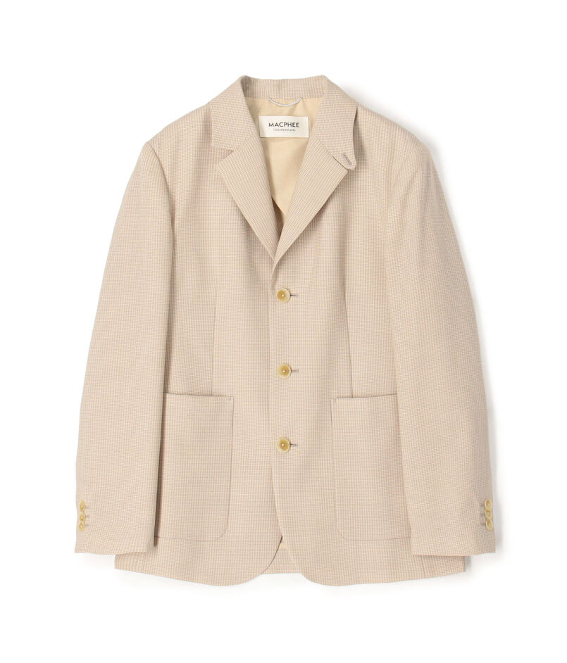 ウールカームスキン テーラードジャケット