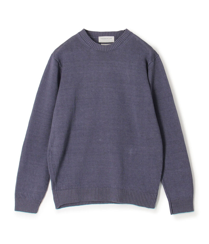 TOMORROWLAND Tricot リネンクルーネック プルオーバーニット