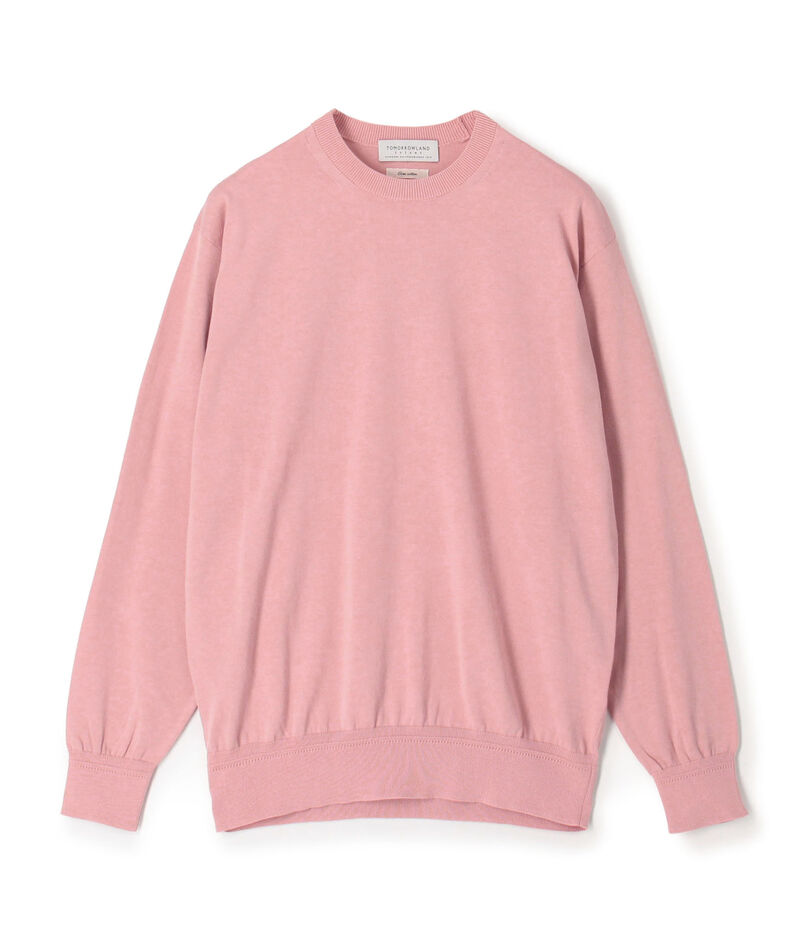 TOMORROWLAND tricot ギザコットン クルーネックプルオーバーニット