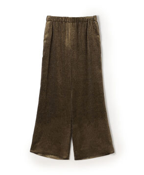 ラメコーデュロイ ワイドパンツ