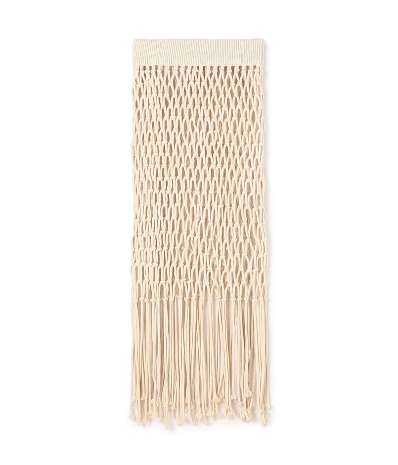 HYKE ROPE NET SKIRT スカート