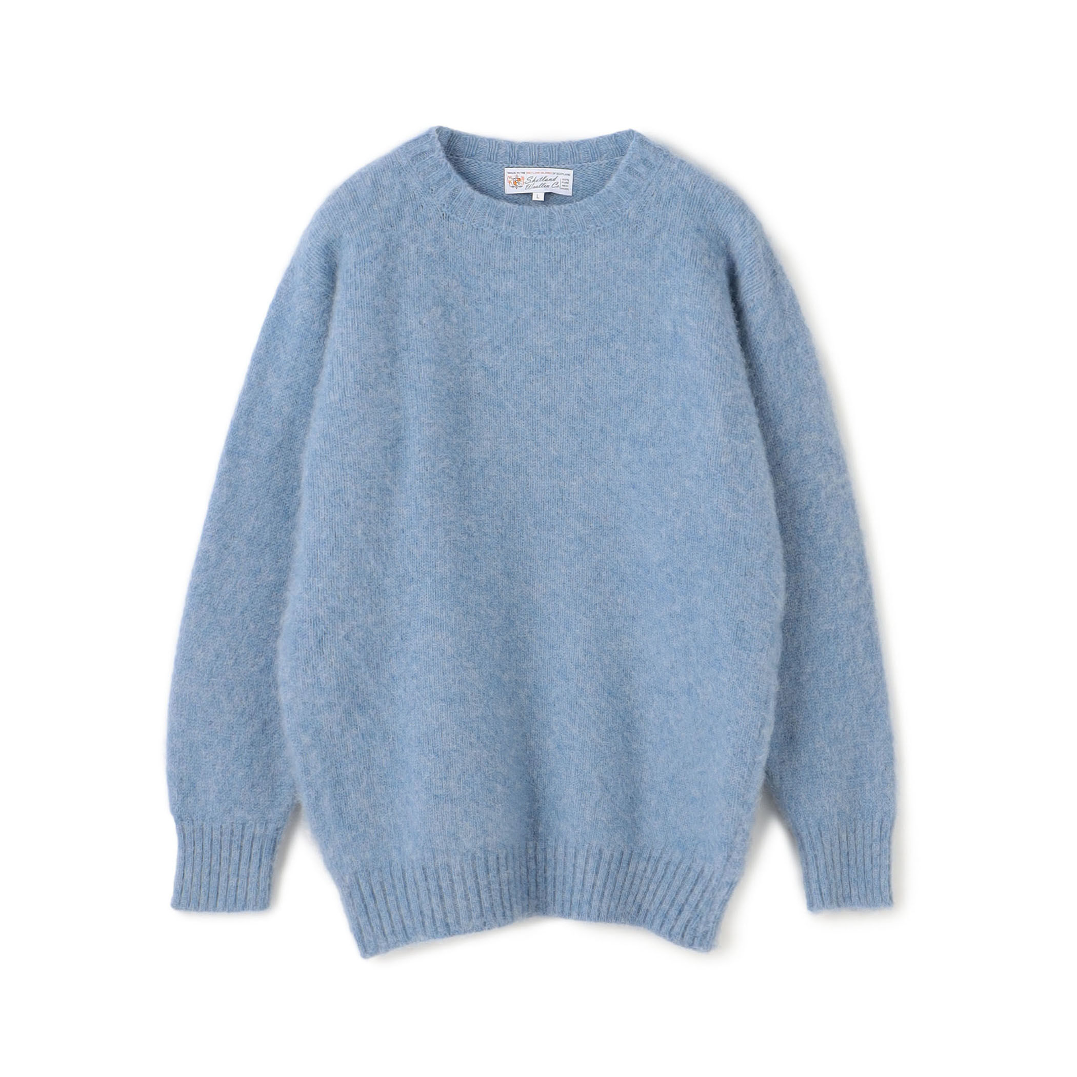 SHETLAND WOOLLEN CO. CREW NECK ウール クルーネックニットプル