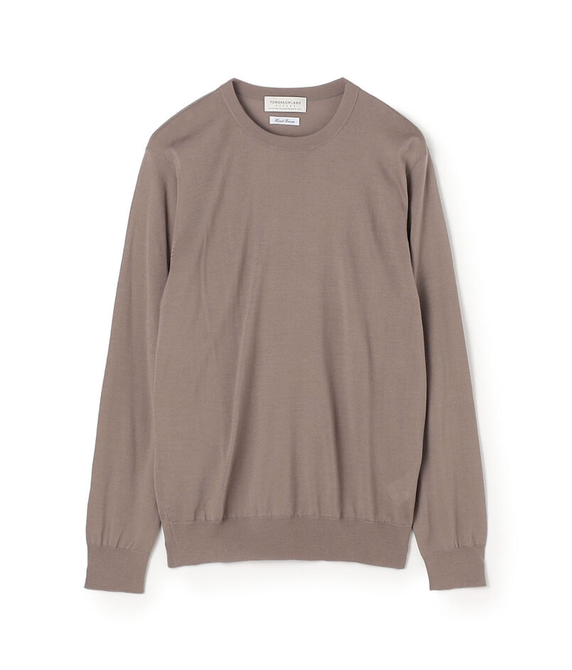 TOMORROWLAND tricot スーパーファインメリノウール クルーネックニット S-WOOL
