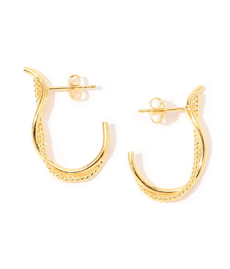 BAR Jewellery CONTRA ゴールドピアス