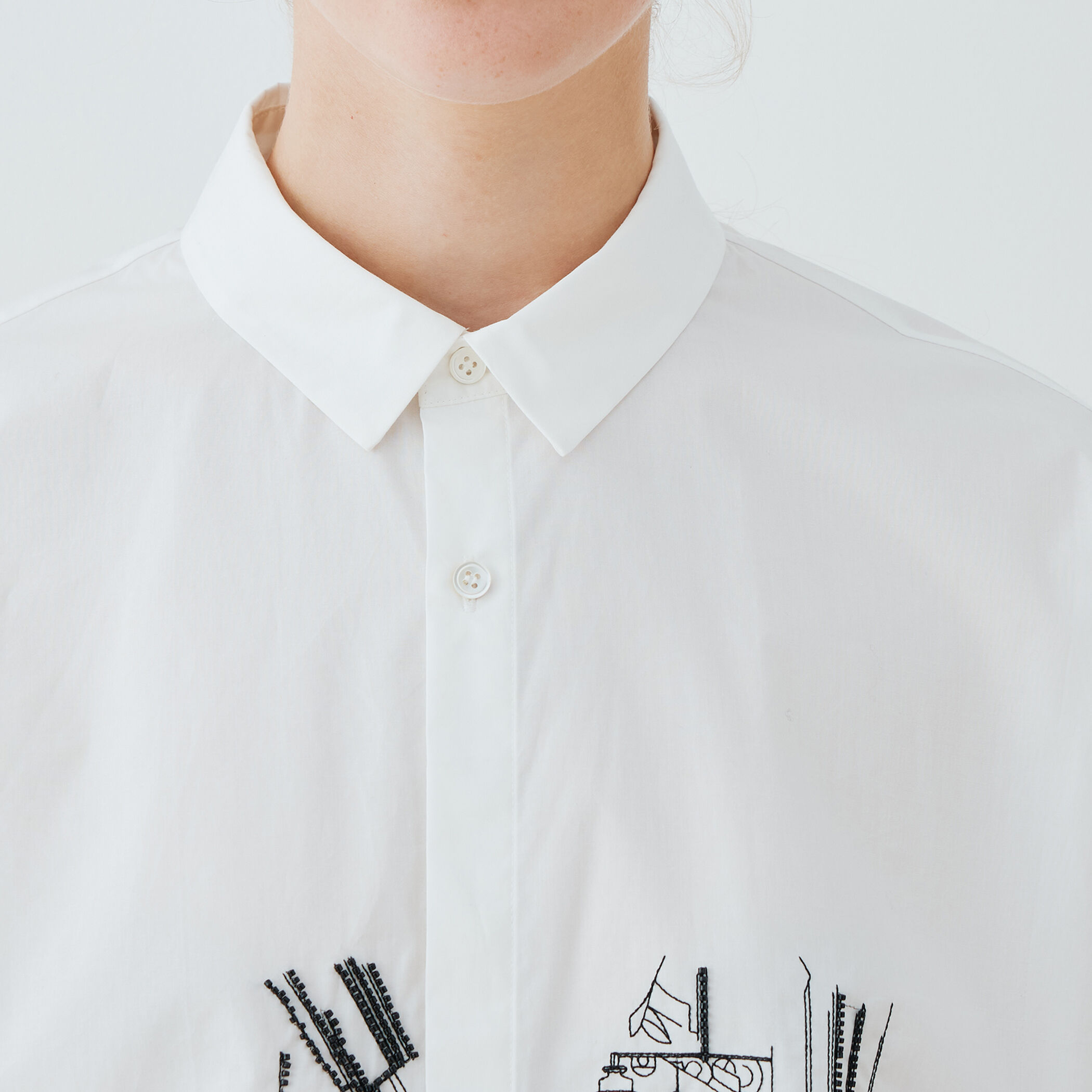 Landscape Embroidery Shirts｜トゥモローランド 公式通販