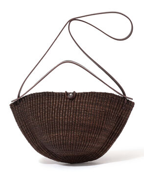 INES BRESSAND MEDIUM WALNUT ショルダーバッグ