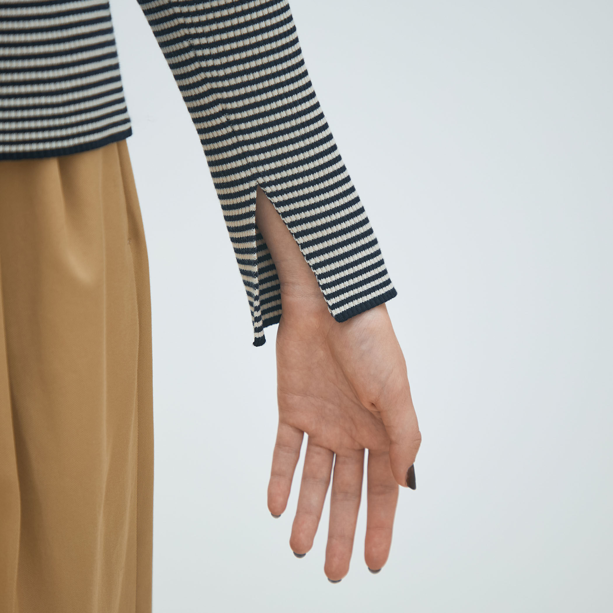 コットンリブ ジップアップカーディガン｜トゥモローランド 公式通販