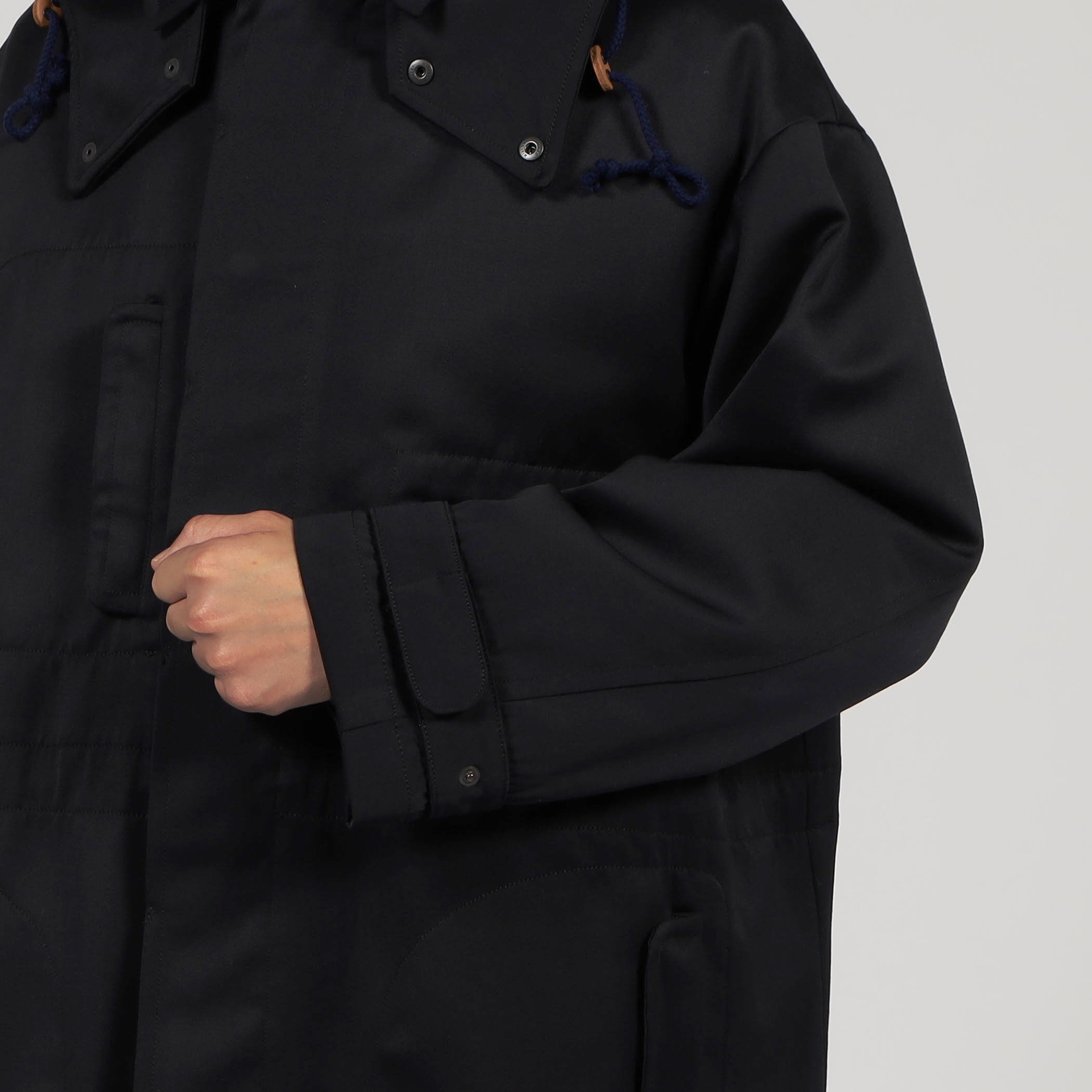 □ウールコットン ステンカラーコート｜トゥモローランド 公式通販