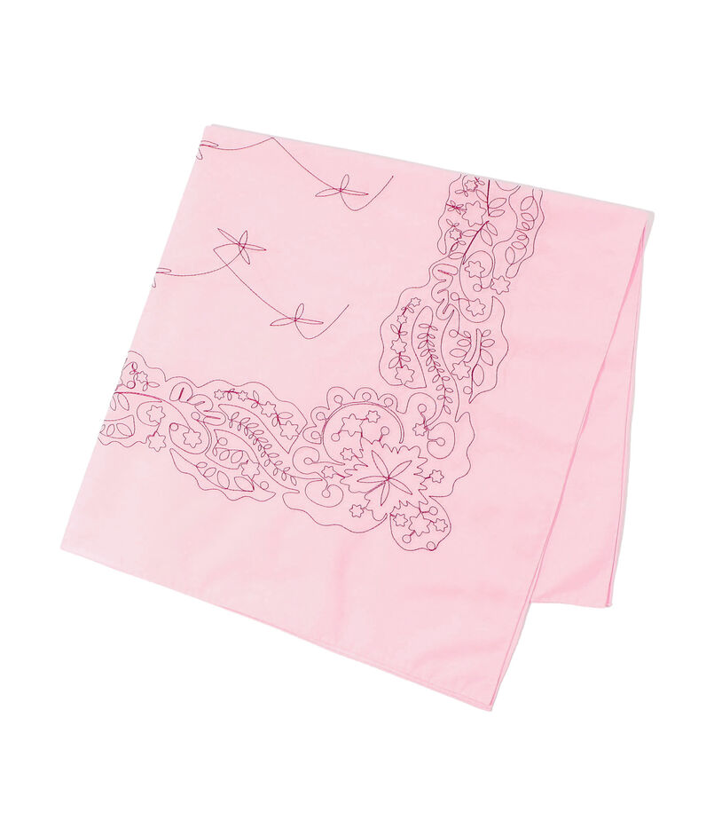 ASAUCE MELER コットンシルクエンブロイダリー バンダナスカーフ