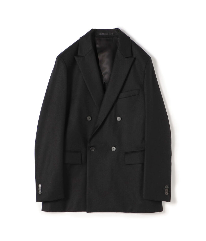 ウールナイロンカシミヤ ダブルブレステッド4Bジャケット