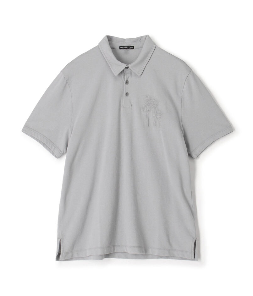 フレンチテリー パルムツリーエンブロイダリー ポロシャツ MLWF3686PB