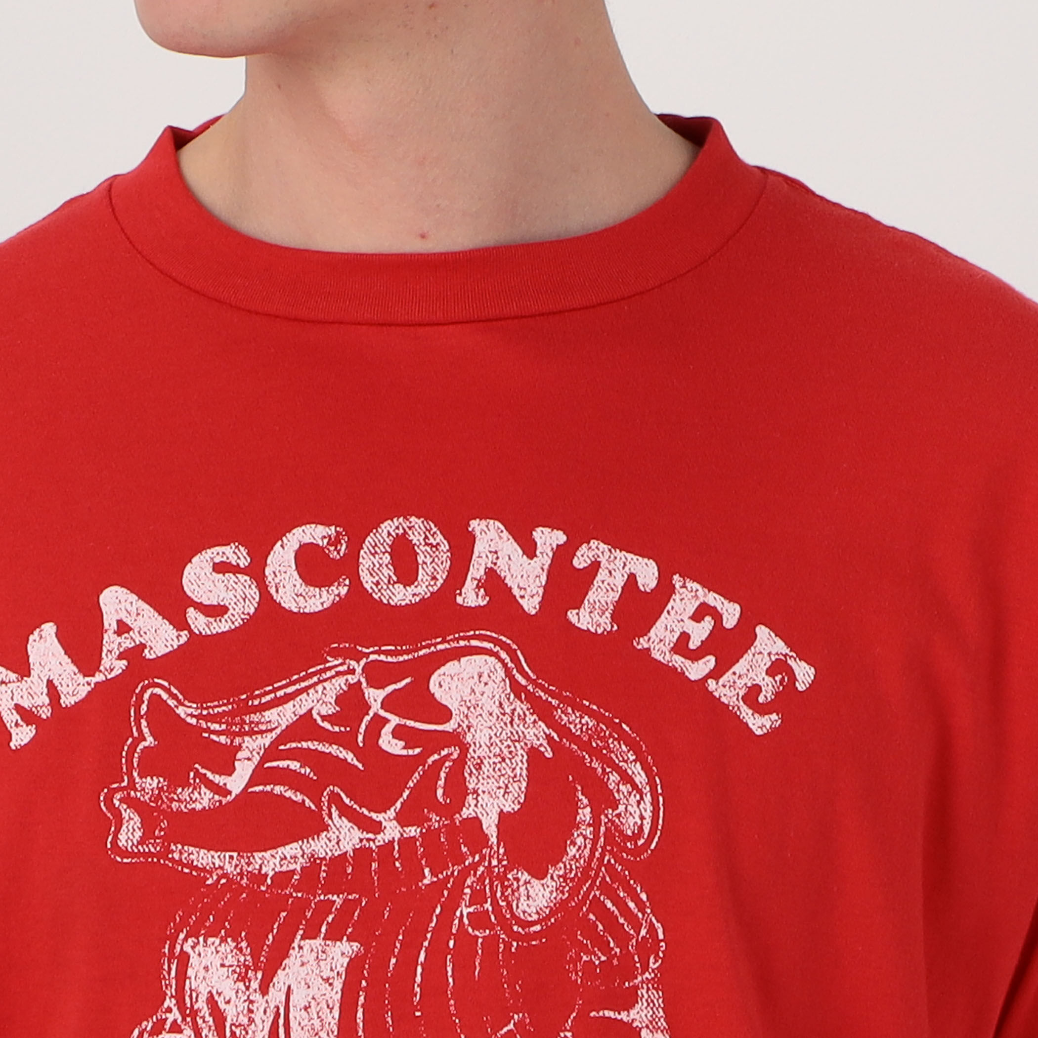 MAATEE&SONS コットンプリント ハーフスリーブTシャツ