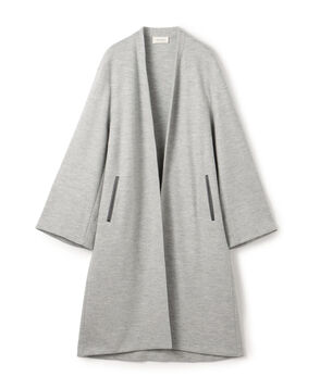 ニットコンビネーション ロングコート
