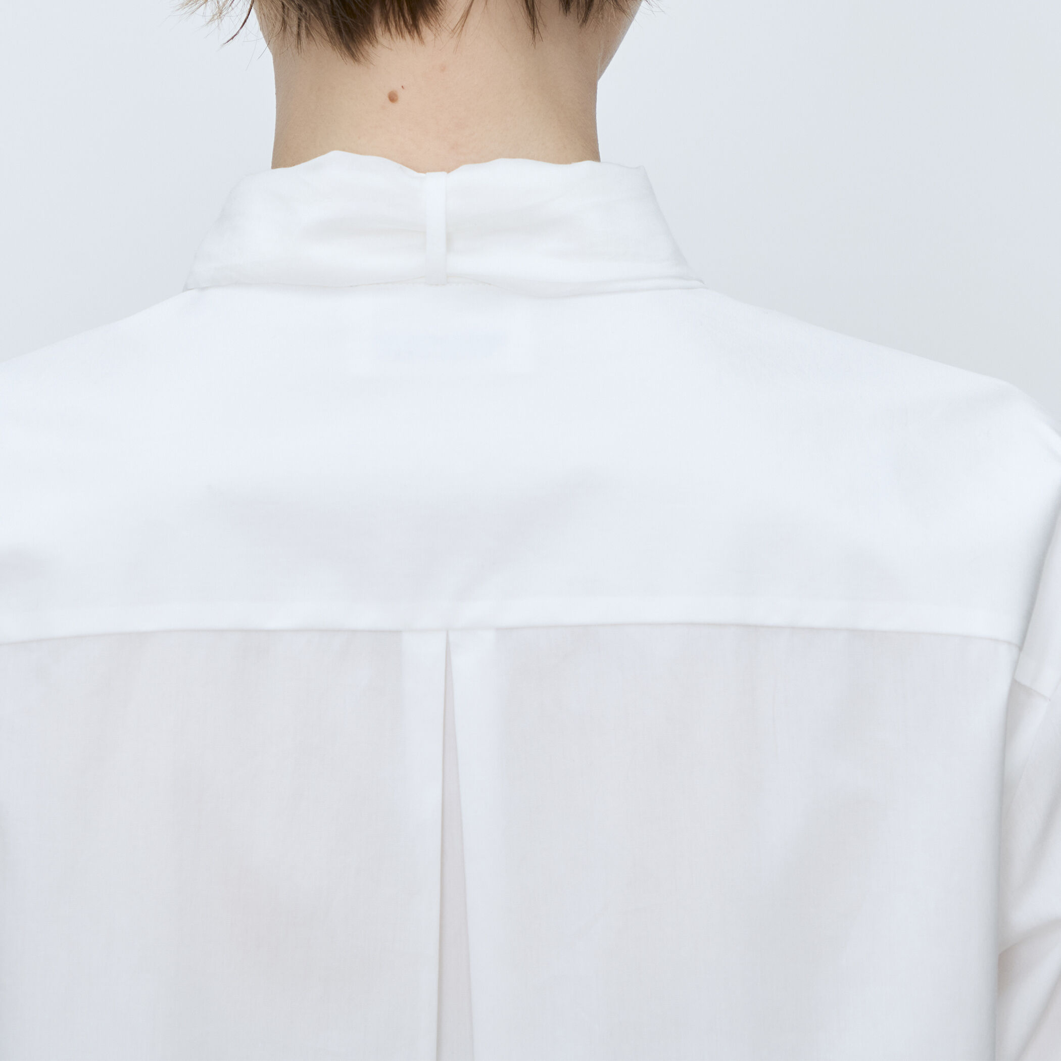 コンパクトブロード シフォンボウタイブラウス｜トゥモローランド 公式通販