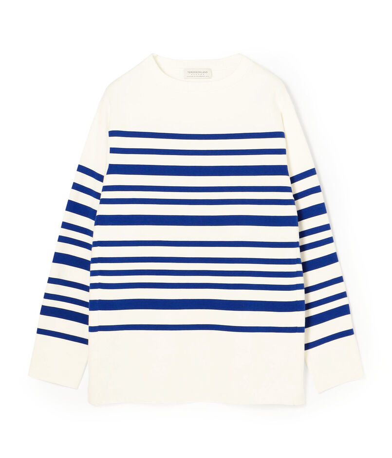 TOMORROWLAND tricot スビンコットン ニットバスクシャツ
