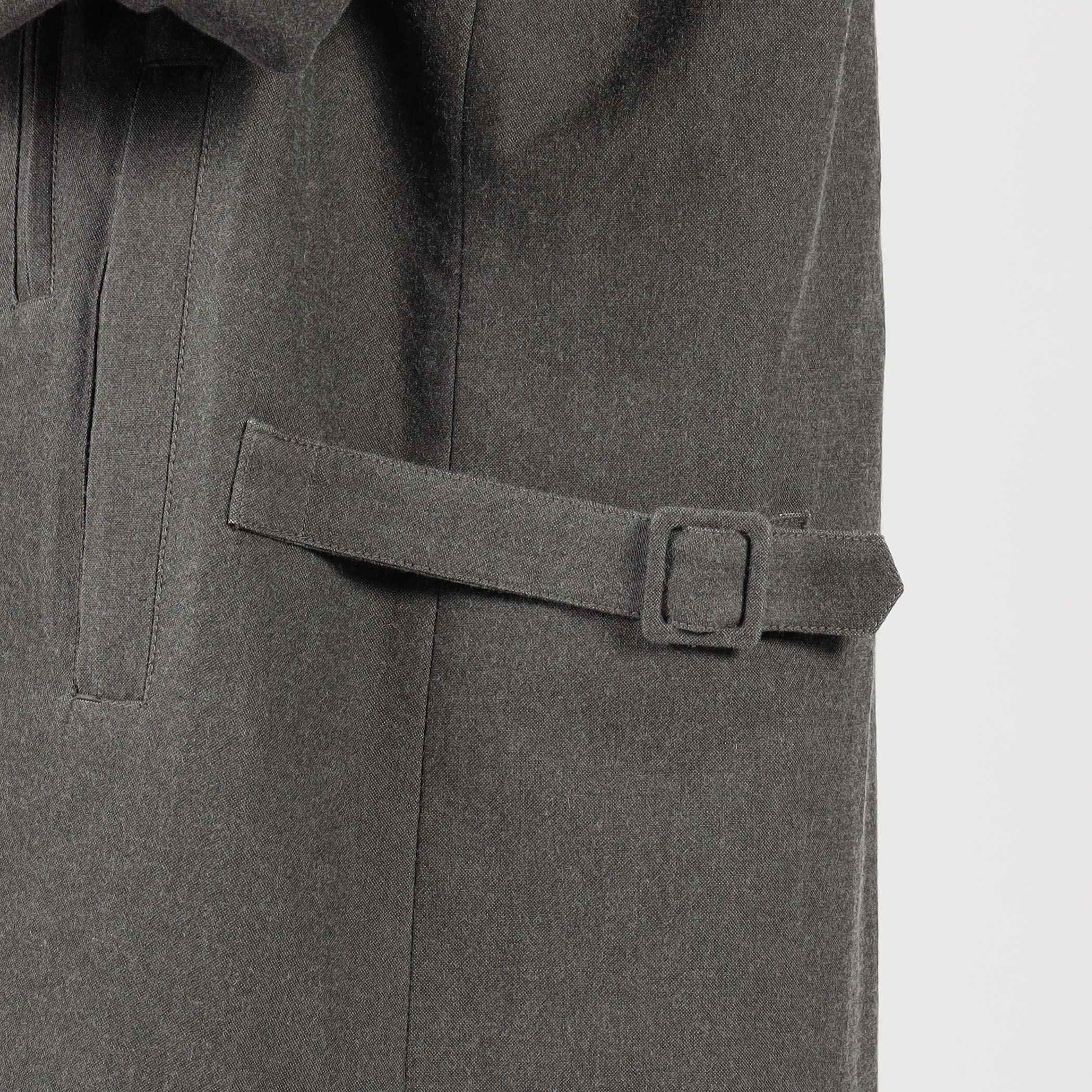 kiminori morishita Hand-shaving stand collar coat